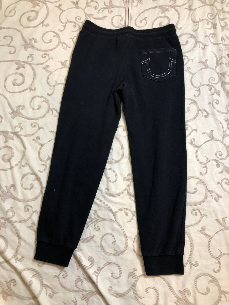 True Religion TRUE RELIGION BLACK LOGO JOGGER SWEATPANTS PANTS Size US 32 / EU 48 - 17 Thumbnail