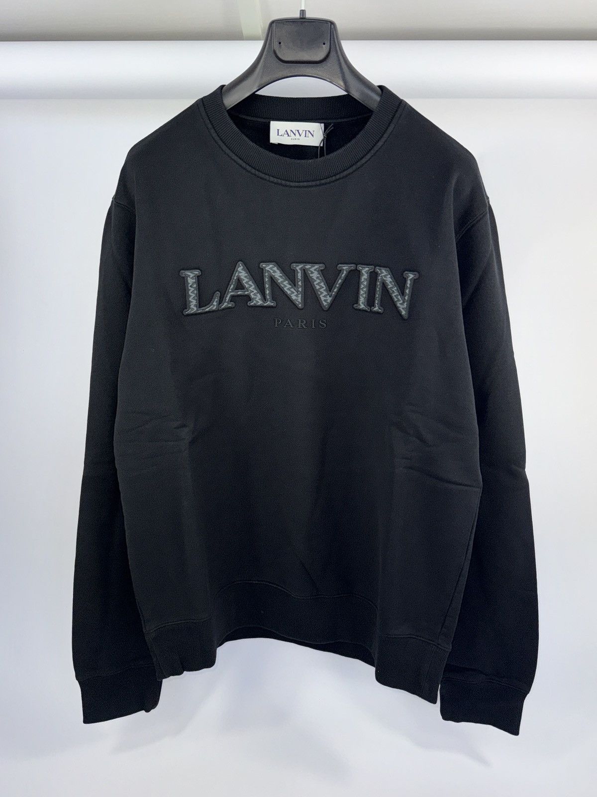 Lanvin LOGO EMBROIDERED SWEATER Size US M / EU 48-50 / 2 - 1 Thumbnail