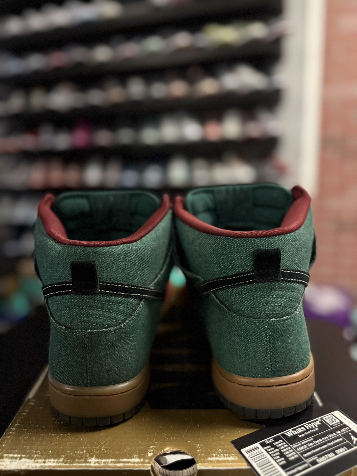 Nike Size 9.5- Nike SB Dunk High Pro Goofy Boy (305050-305) RARE Size US 9.5 / EU 42-43 - 7 Thumbnail