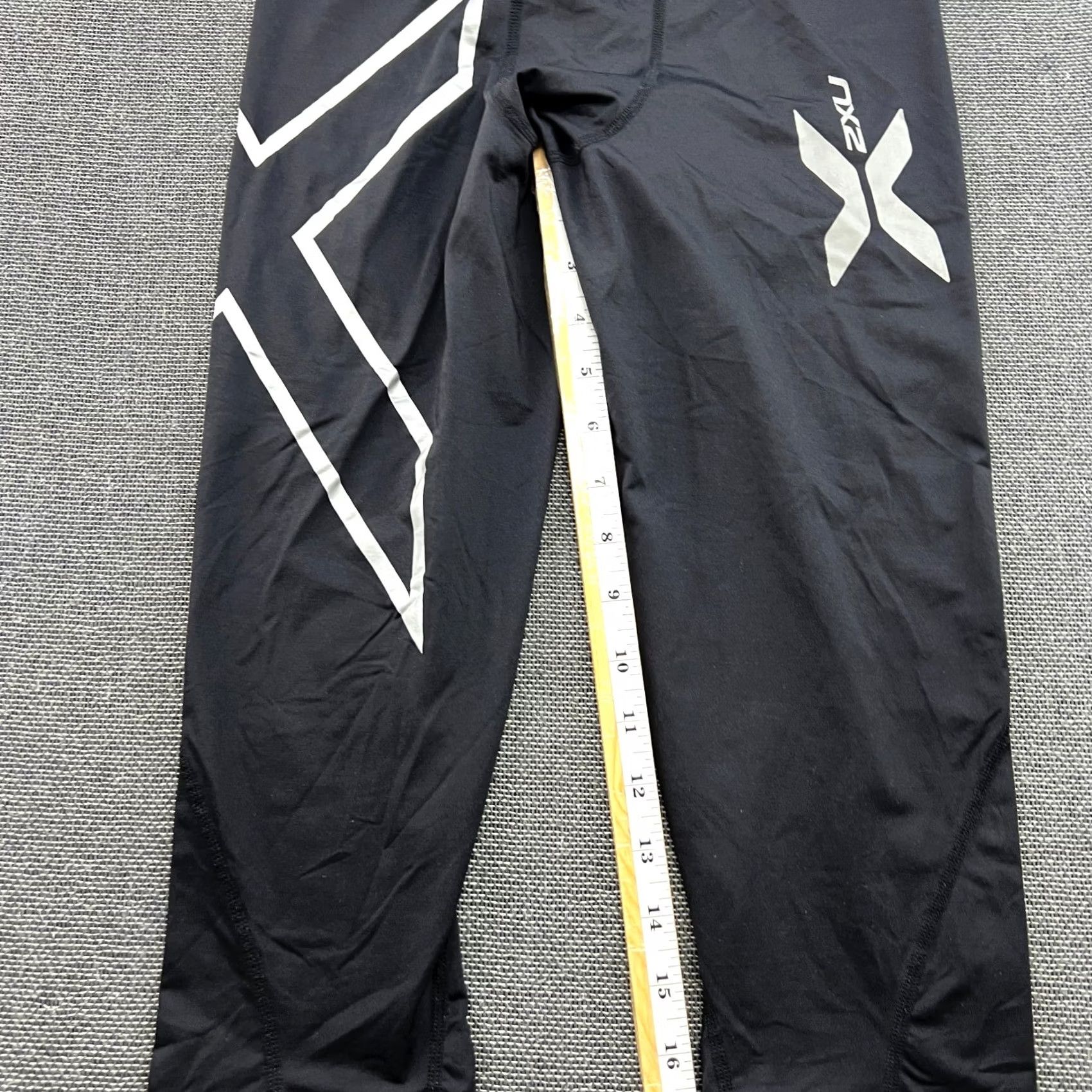 2XU 2XU Pants Sport Compression Small Black Spandex Elite Tights Capri Mens 7/8 Size US 29 - 5 Thumbnail