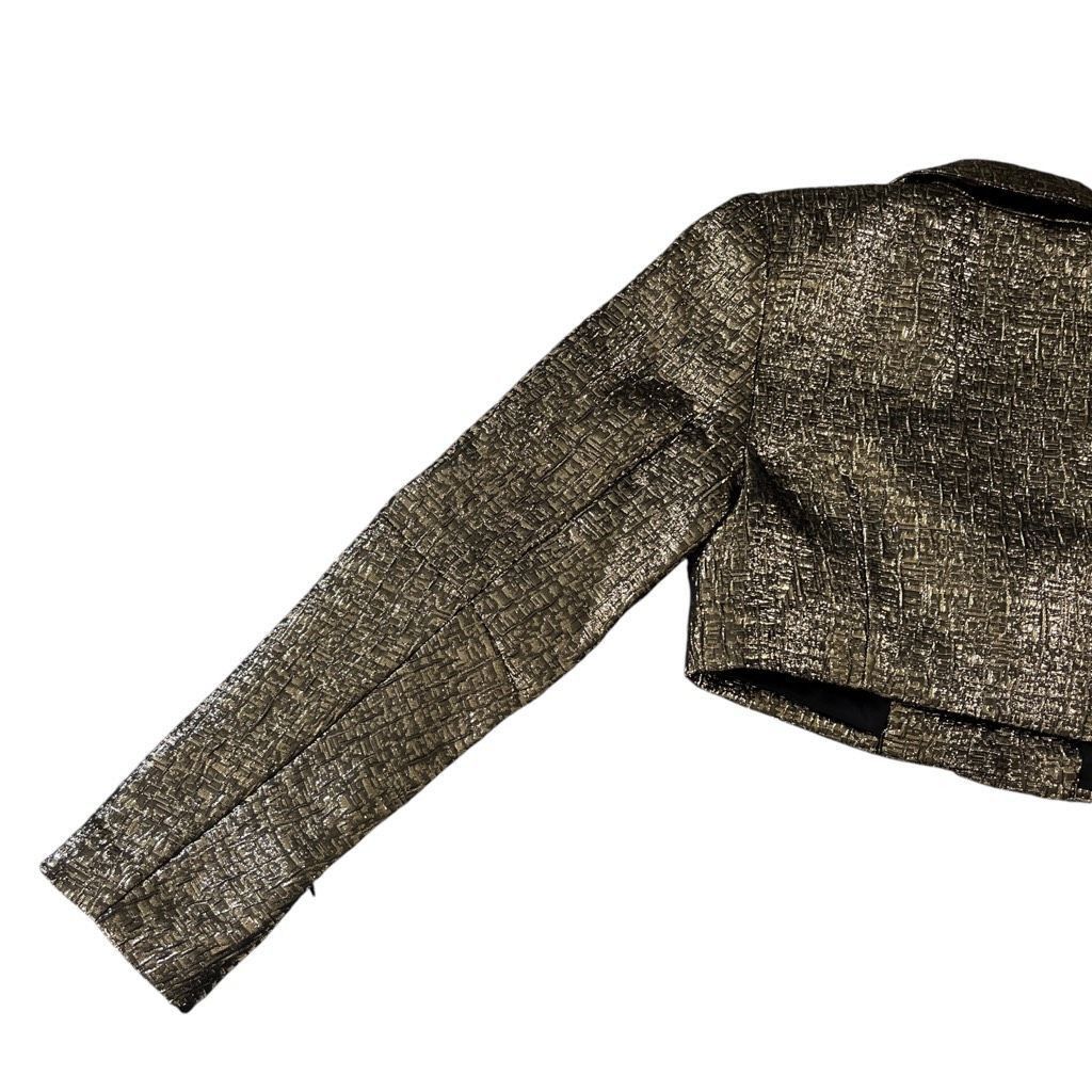 Other Michael Costello x REVOLVE Washington Jacket in Black & Gold Size XS / US 0-2 / IT 36-38 - 10 Thumbnail