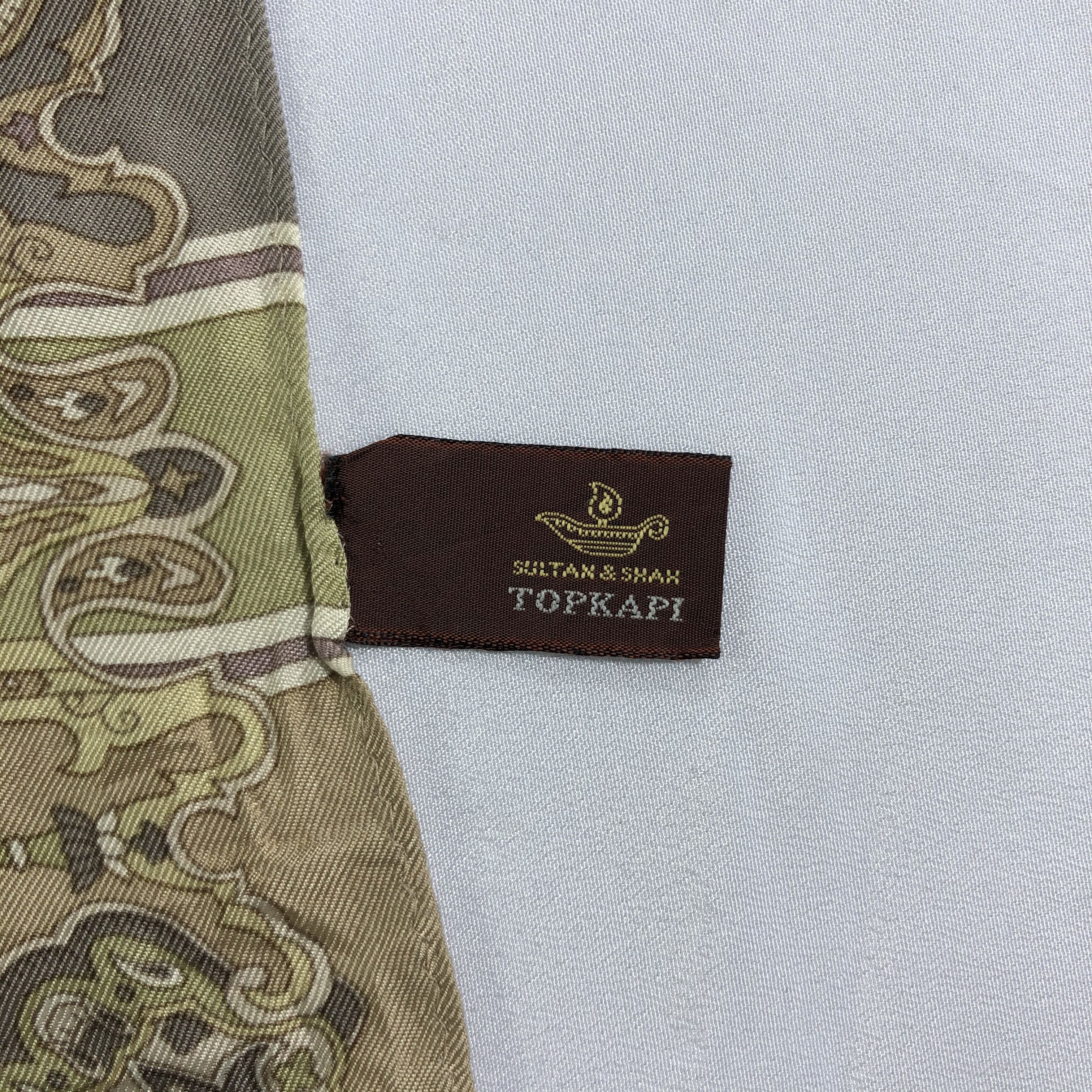 Vintage Vintage Topkapi Silk Scarf Size ONE SIZE - 5 Thumbnail