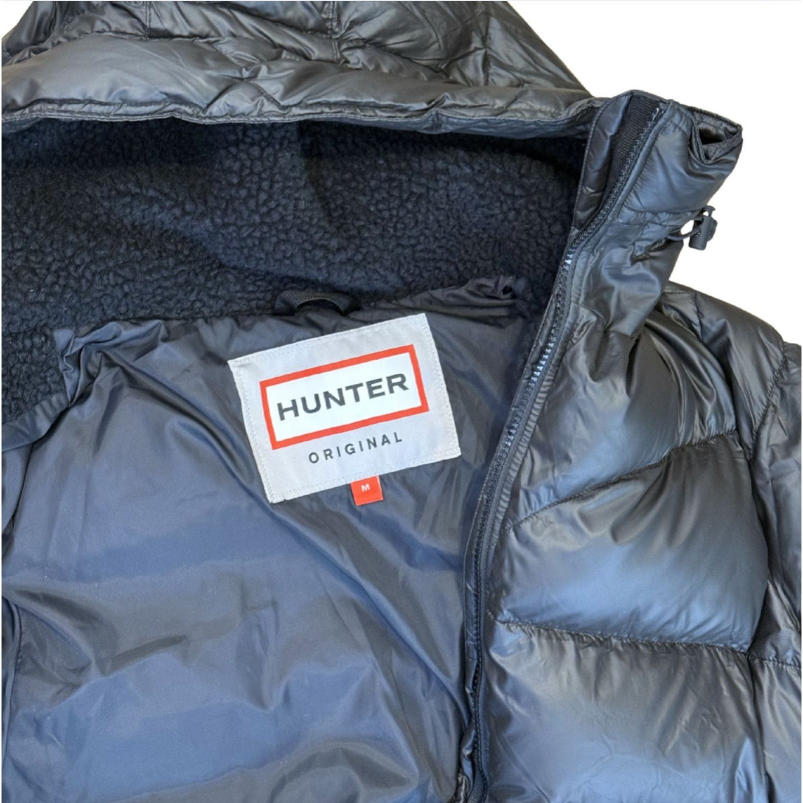 Hunter HUNTER A-Line Puffer Coat Black EUC $250 M Size M / US 6-8 / IT 42-44 - 6 Thumbnail