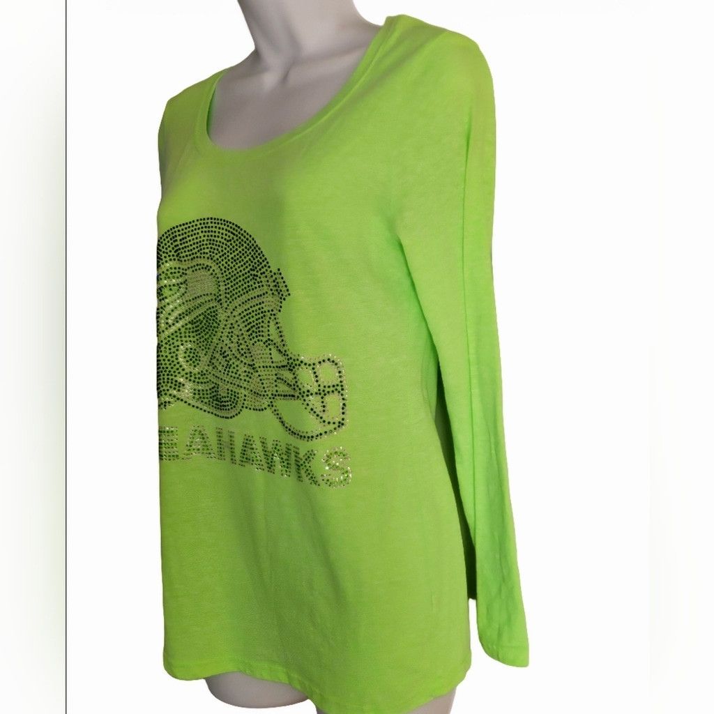Other Seattle Seahawks Long Sleeve Top Size Medium No Boundaries Size M / US 6-8 / IT 42-44 - 2 Thumbnail