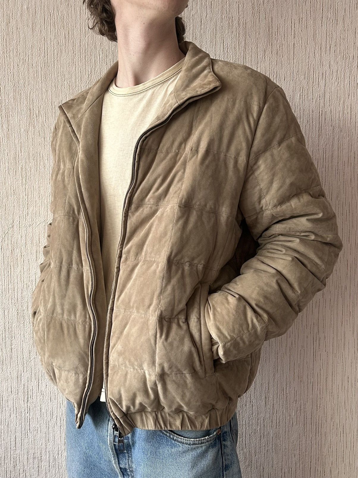 Loro Piana $5950 Loro Piana Goose Down Kidskin Jacket Size US L / EU 52-54 / 3 - 2 Thumbnail