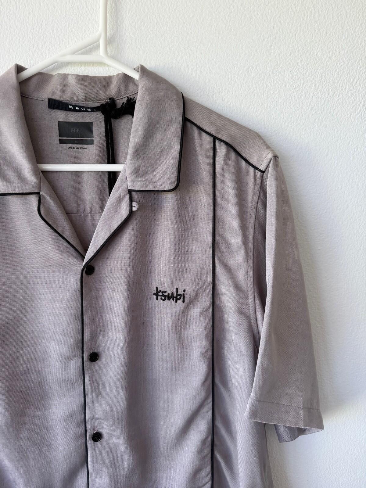 Ksubi new ksubi medium short sleeve resort shirt downtown purple Size US M / EU 48-50 / 2 - 2 Thumbnail