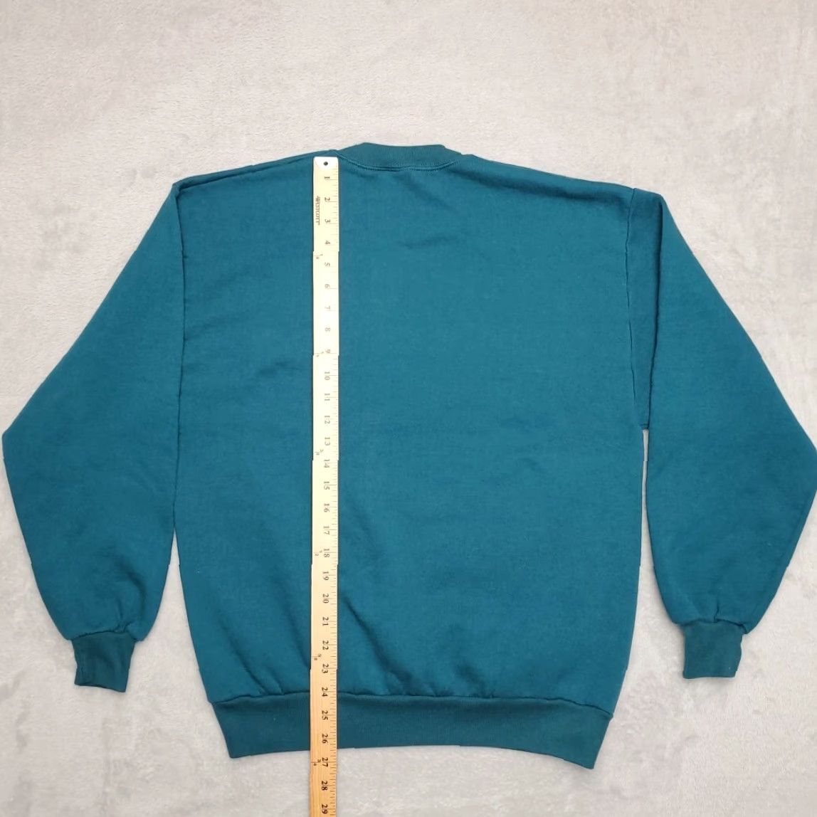 Jerzees VINTAGE Jerzees Sweatshirt Mens L Green Long Sleeve Pullover Crewneck Blank Size US L / EU 52-54 / 3 - 8 Thumbnail