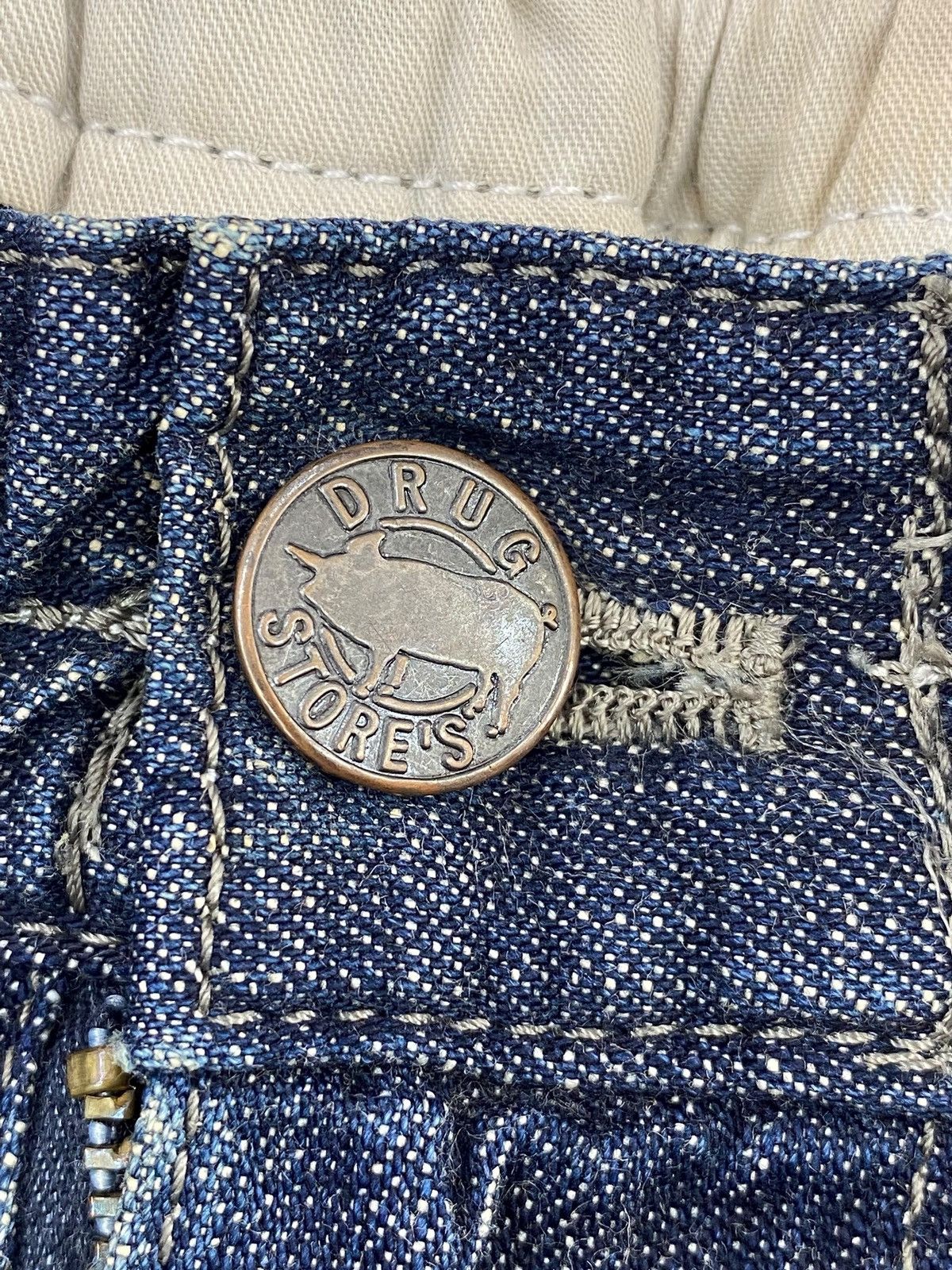 Japanese Brand Japanese Brand Dark Wash Wide Leg Denim Pants Size US 26 / EU 42 - 10 Thumbnail