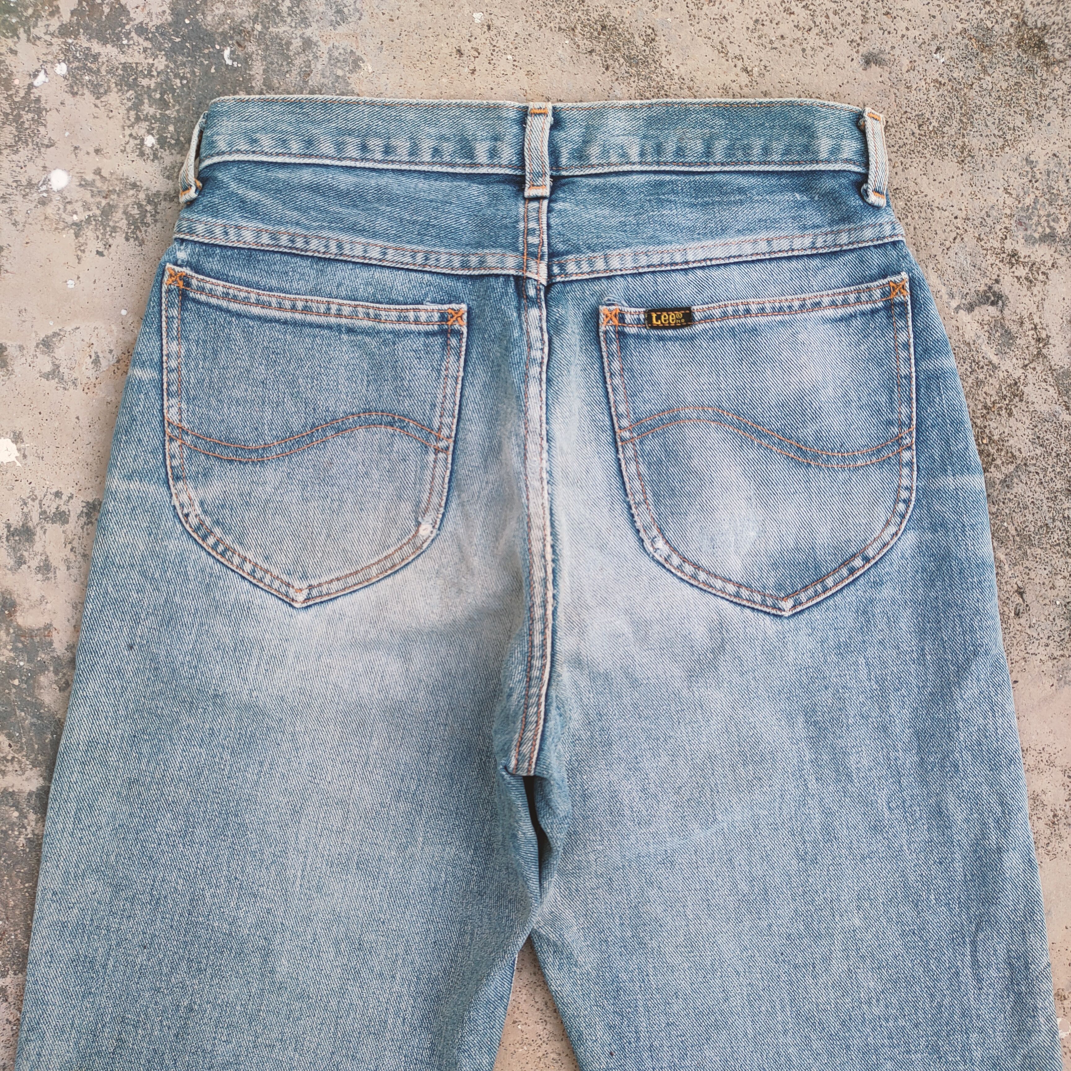 Lee VINTAGE LEE FADED DISTRESSED JEANS DENIM PANTS Size US 28 / EU 44 - 8 Thumbnail