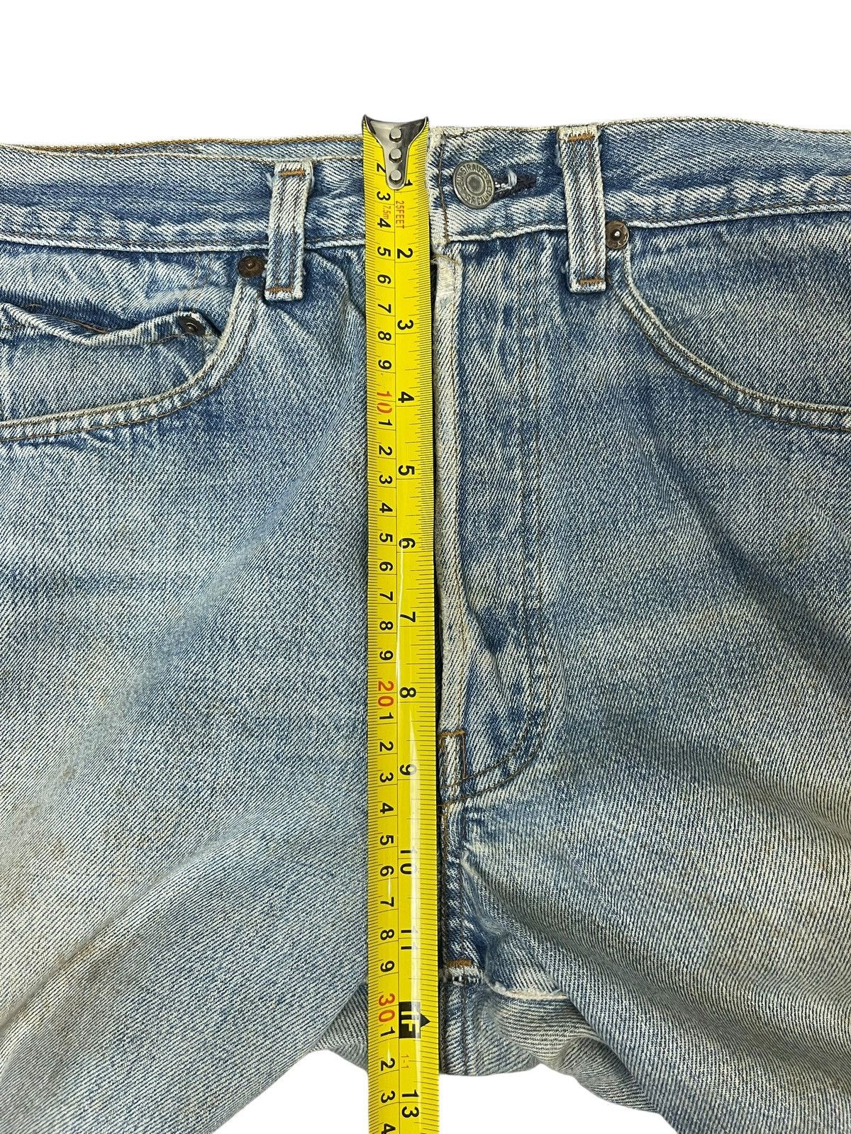 Levi's Vintage Levis 501 Straight Cut Distressed Single Stitch Size US 30 / EU 46 - 9 Thumbnail