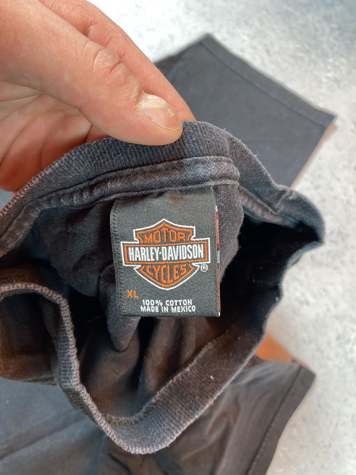 Harley Davidson × Vintage Vintage Harley Davidson Men’s Black T-shirt With Logo 2009 Size US XL / EU 56 / 4 - 11 Thumbnail