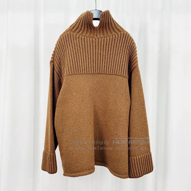 Acne Studios Acne Studios Brown Crewneck Knit Sweater Size S / US 4 / IT 40 - 2 Thumbnail