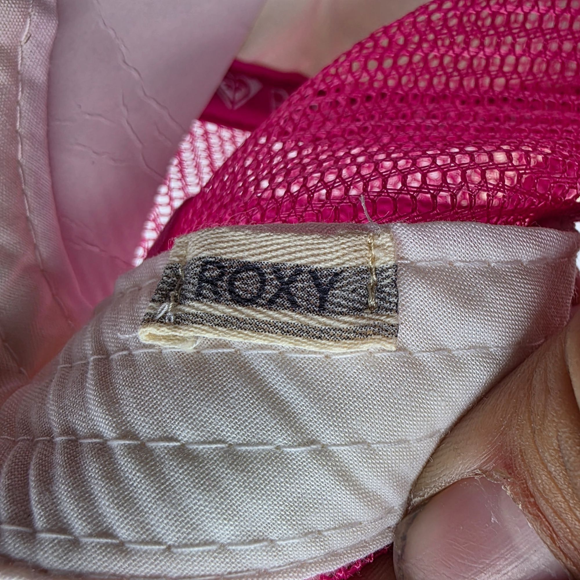 Other Roxy Eat Beach Sleep Repeat Womens Pink White Trucker Hat Ou Size ONE SIZE - 8 Thumbnail