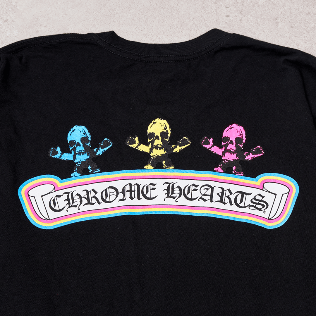 Chrome Hearts CHROME HEARTS Foti Long Sleeve Crew Rainbow BLACK Size US L / EU 52-54 / 3 - 7 Thumbnail