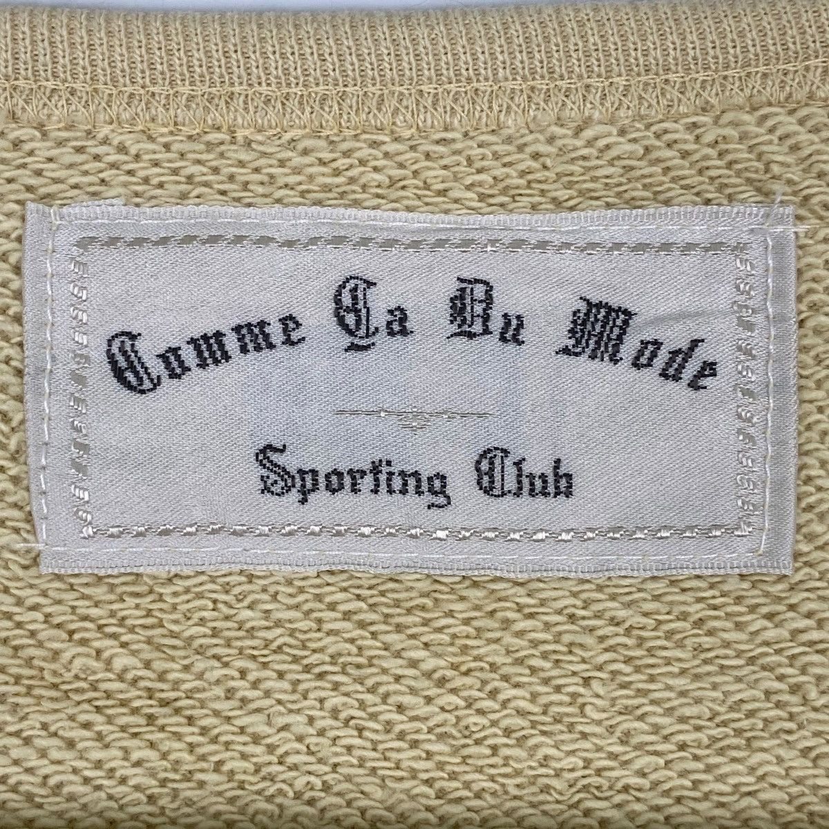 Vintage Vintage 90s Comme Ca Du Mode Crewneck Sweatshirt Beige Size US M / EU 48-50 / 2 - 5 Thumbnail
