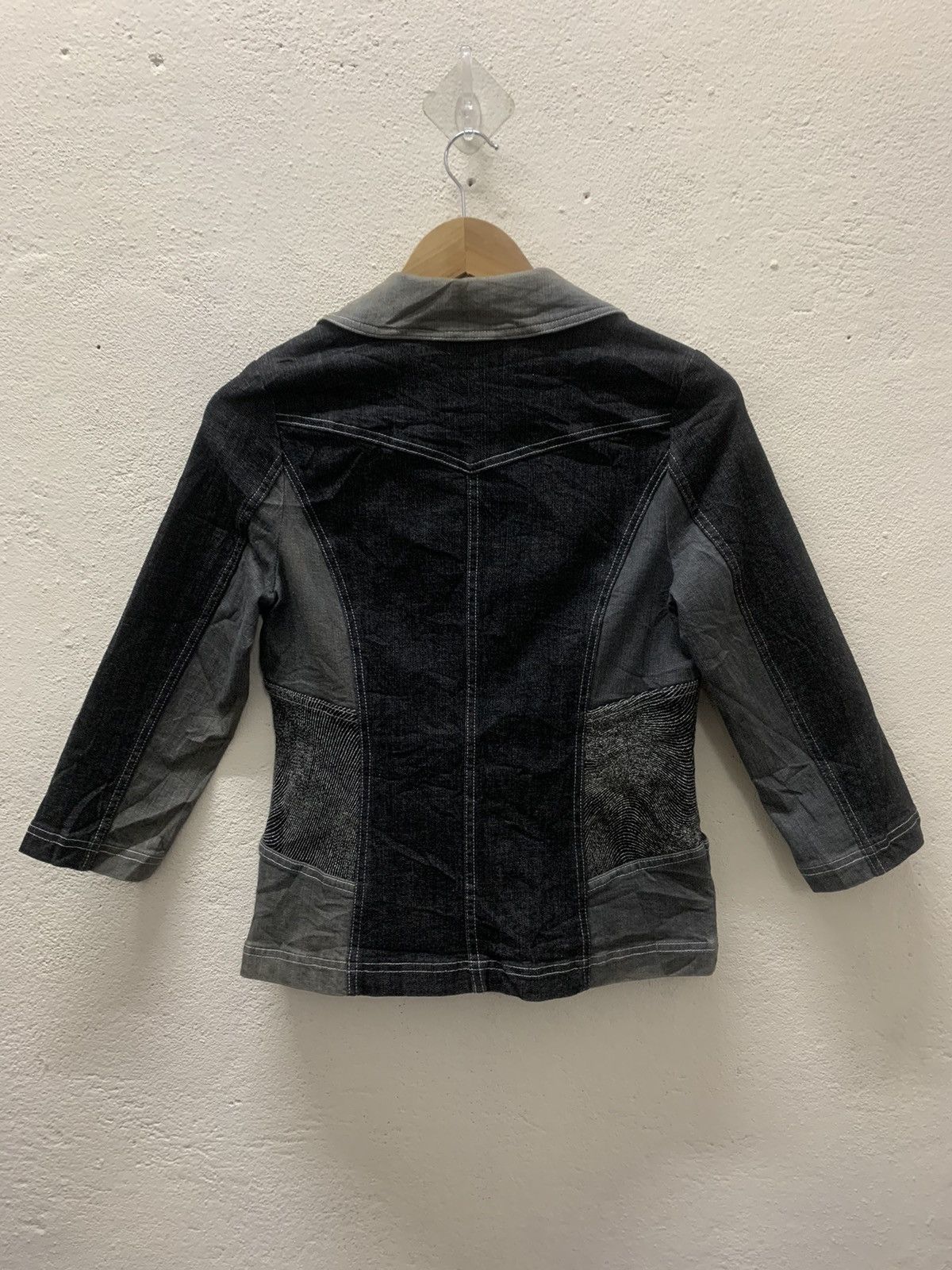 Japanese Brand Especie Denim Jacket nice Design Size XS / US 0-2 / IT 36-38 - 6 Thumbnail