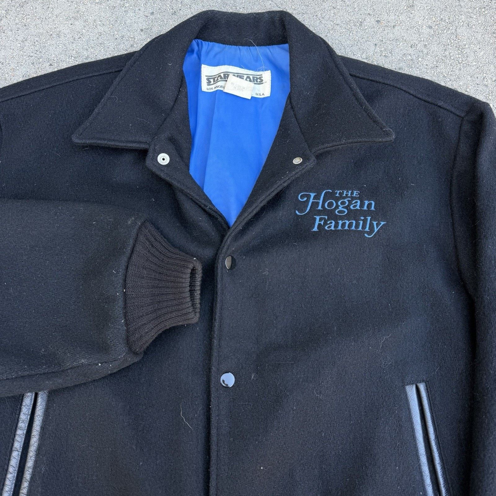 Vintage Vintage 80s The Hogan Family Cast & Crew Black Wool Jacket Size US XL / EU 56 / 4 - 1 Thumbnail