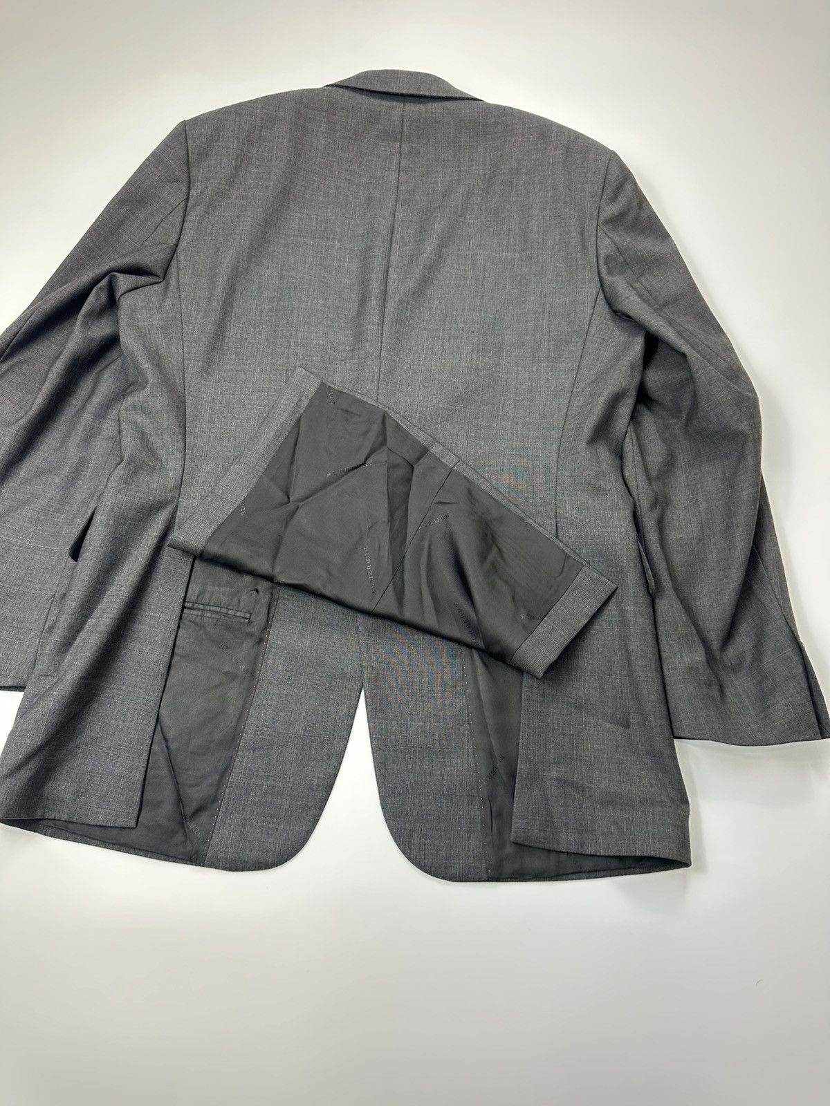 Burberry Burberry Wool Blazer Classic Gray Men's Size 44R - 16 Thumbnail
