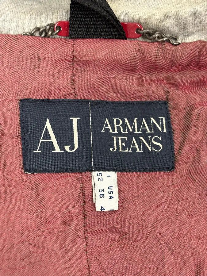 Armani 2000s Armani Black Hooded Bomber Leather Jacket Size US M / EU 48-50 / 2 - 12 Thumbnail