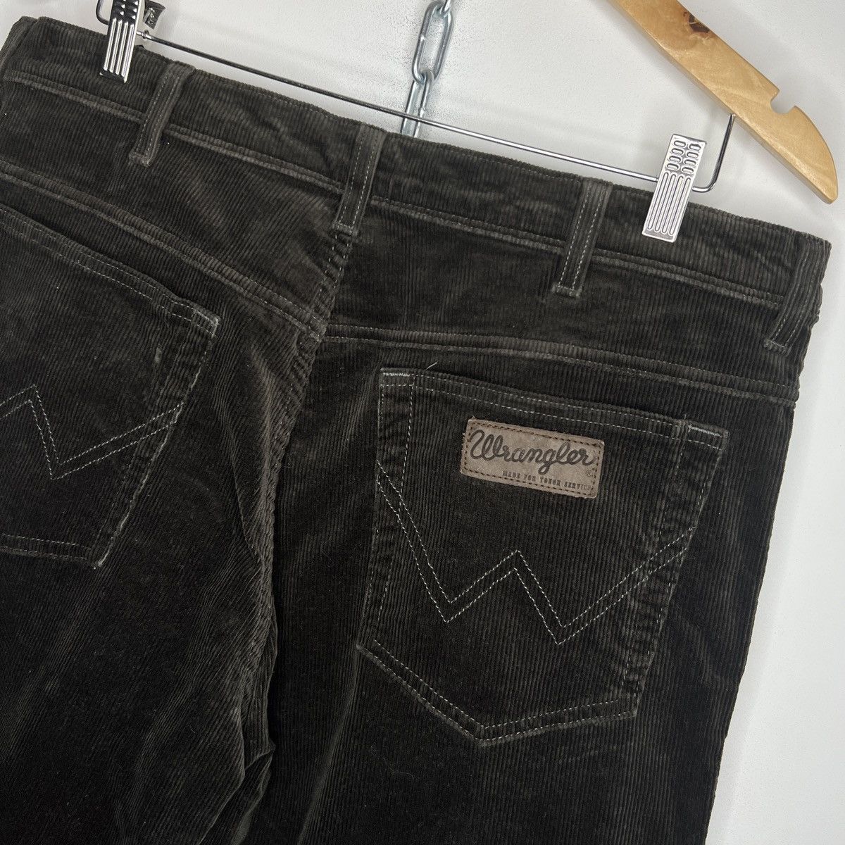 Vintage × Wrangler vintage wrangler corduroy pants denim trousers Size US 38 / EU 54 - 9 Thumbnail