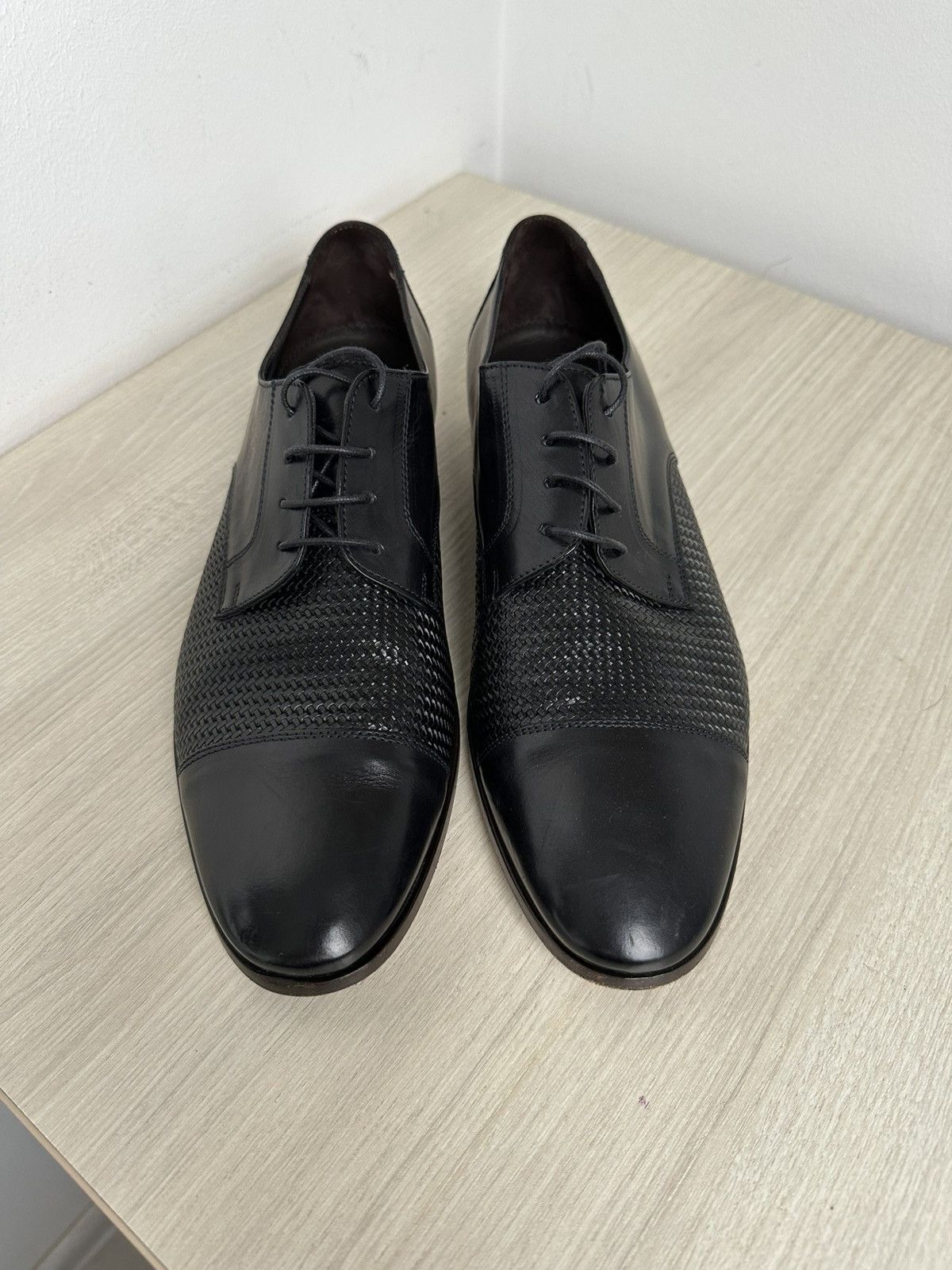 Canali Canali Leather Oxford Shoes Size US 8 / EU 41 - 16 Thumbnail