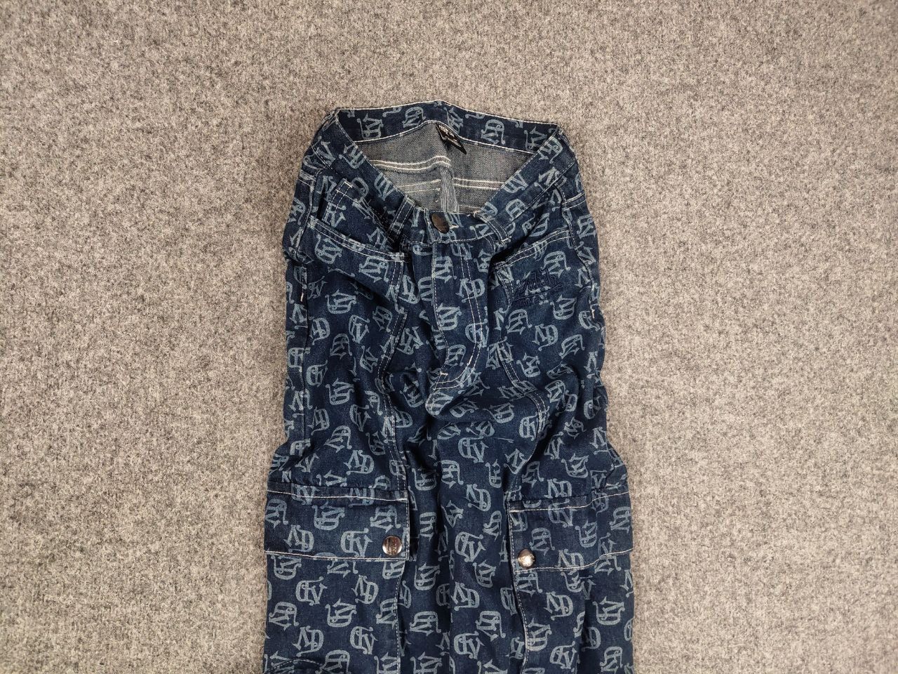 Von Dutch Vintage Von Dutch Y2K Print Cargo Baggy Bomdage Jeans Size US 30 / EU 46 - 4 Thumbnail