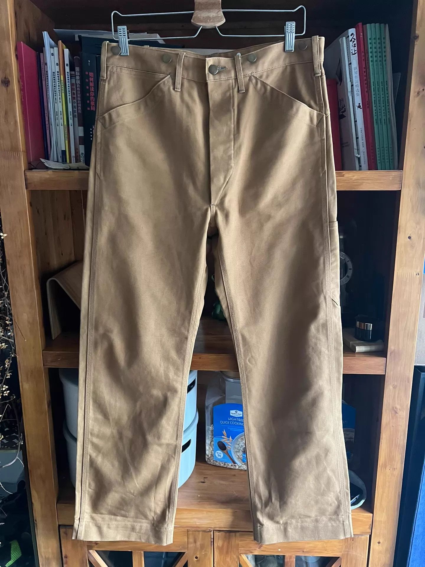 RRL Ralph Lauren RRL Double RL Suspender Work Pants Mustard 32x32 Size US 32 / EU 48 - 1 Thumbnail