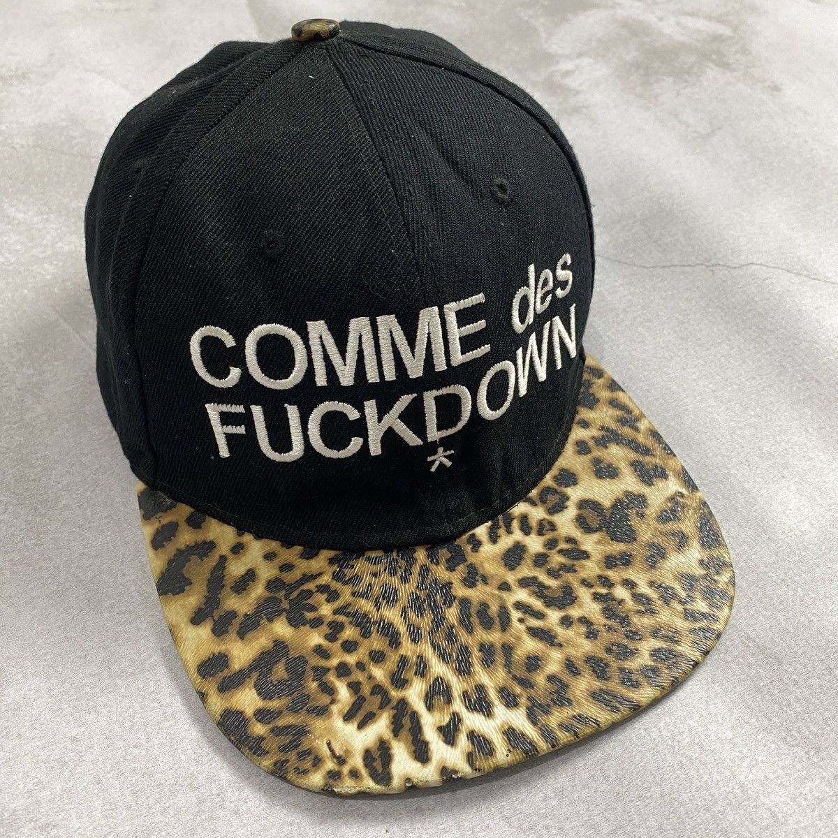 Comme Des Fuck Down Comme Des Fuckdown Leopard Hat Size ONE SIZE - 2 Thumbnail