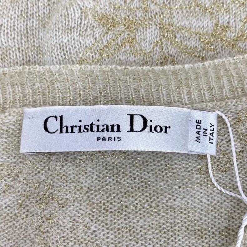 Dior Dior 22 champagne-coloured floral gold silk embroidery cas Size XS / US 0-2 / IT 36-38 - 5 Thumbnail