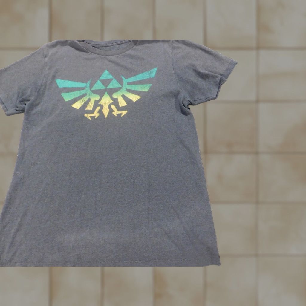 Vintage Zelda Mens Shirt Short Sleeve Crew Neck Blue 90s Graphic Cotton Blend Polyester Logo Classic T-Shirt M/Blue Mens Size US M / EU 48-50 / 2 - 1 Thumbnail