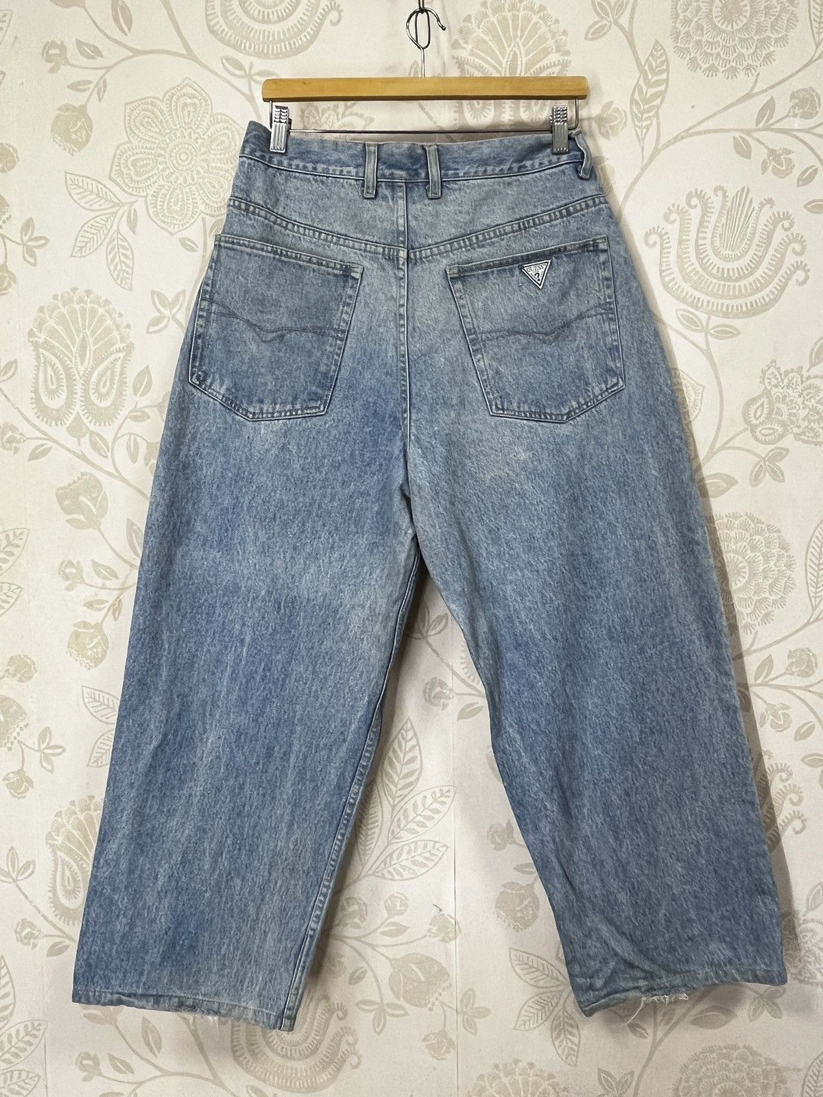 Guess × Vintage Vintage 90s GUESS USA Baggy Denim Size US 32 / EU 48 - 5 Thumbnail