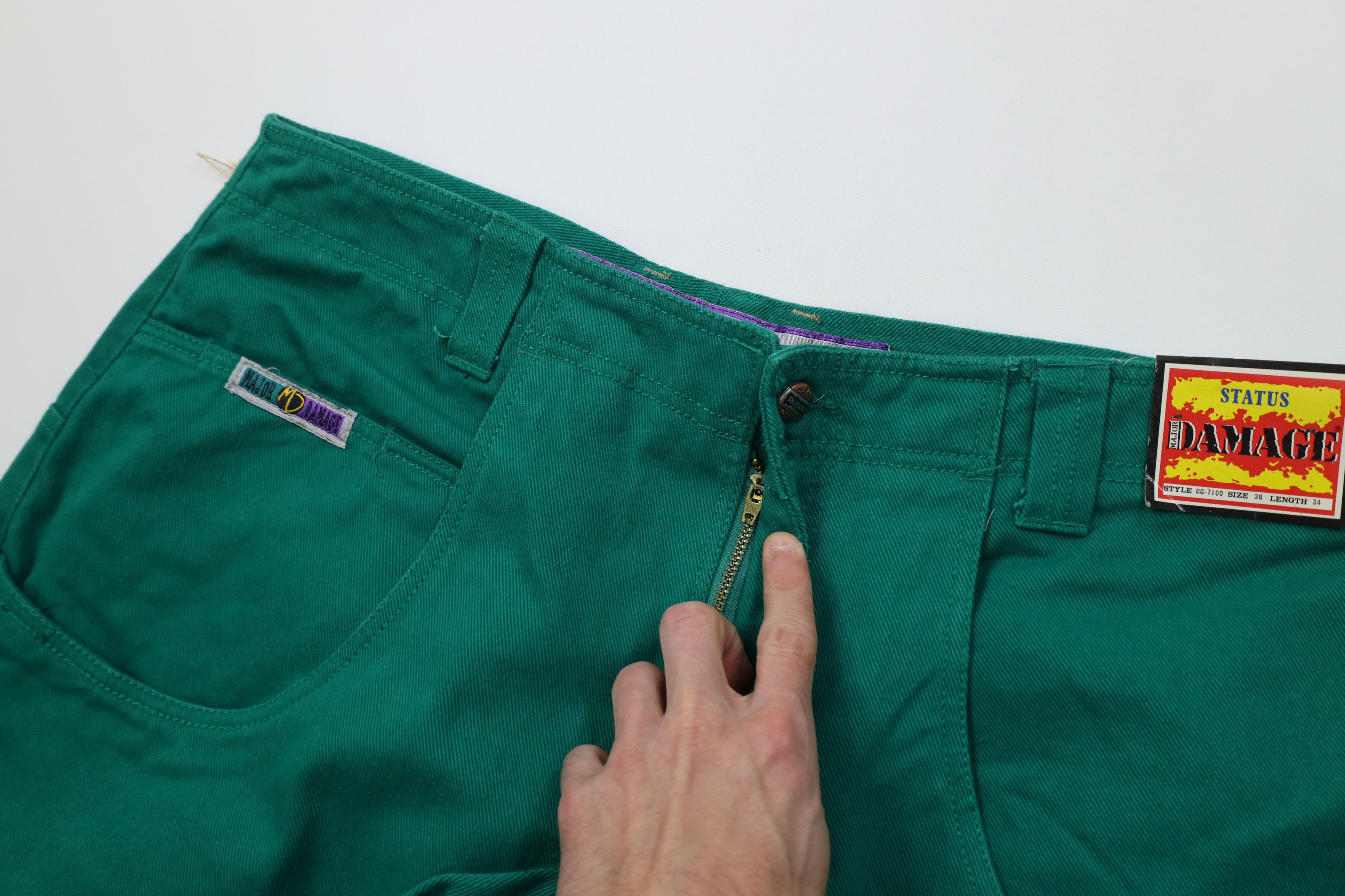 Vintage Deadstock Vintage 90s Streetwear Wide Leg Skateboard Jeans Size US 38 / EU 54 - 6 Thumbnail