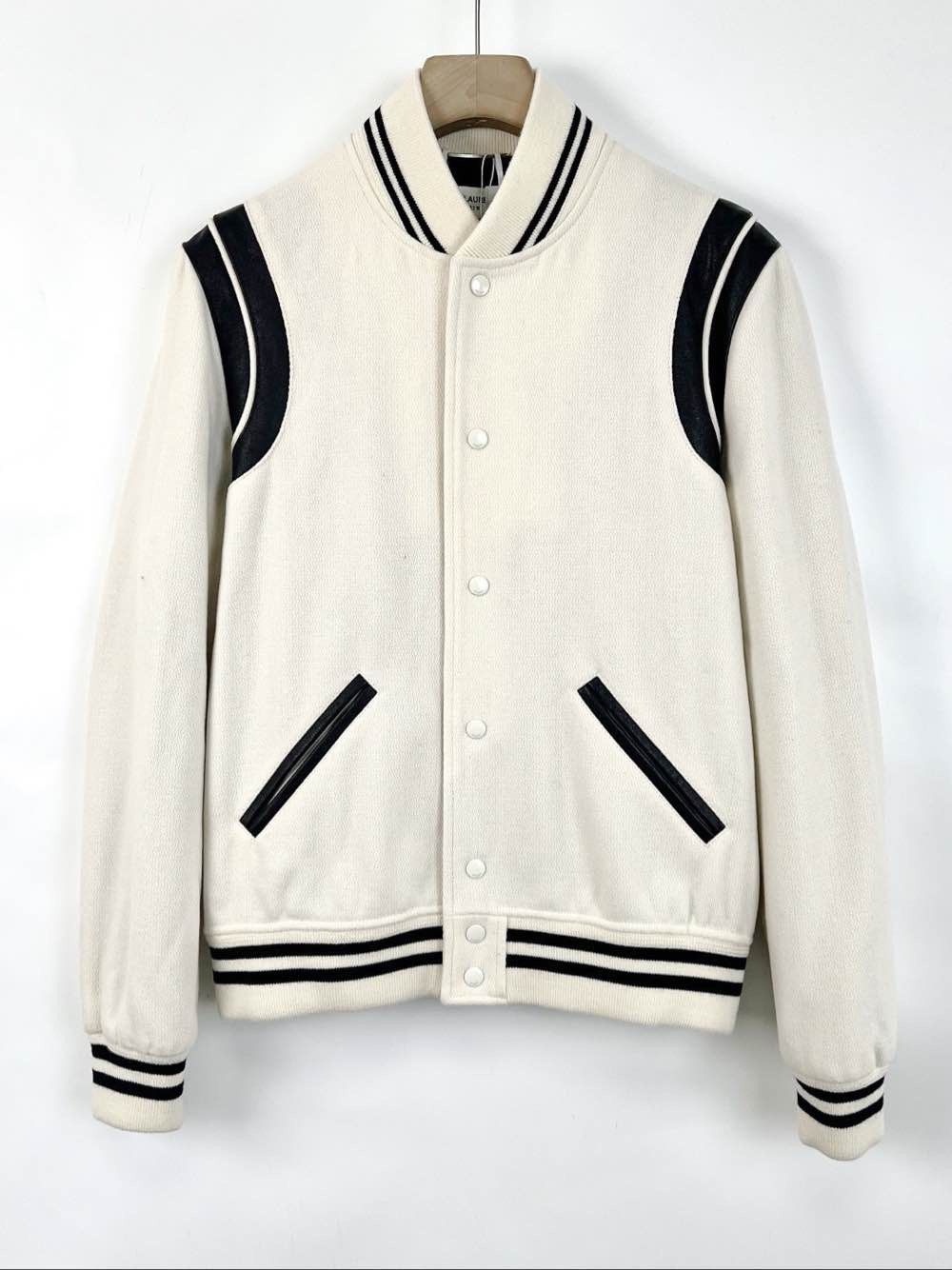 Saint Laurent Paris Saint Laurent Wool Varsity Jacket Size M Size US M / EU 48-50 / 2 - 1 Thumbnail