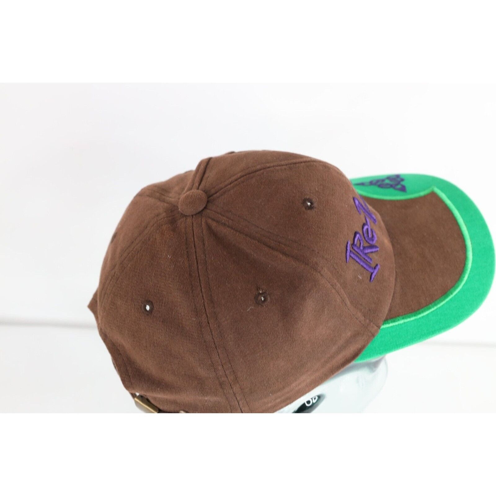 Vintage Vintage 90s Ireland Gaelic Knit Adjustable Hat Size ONE SIZE - 6 Thumbnail