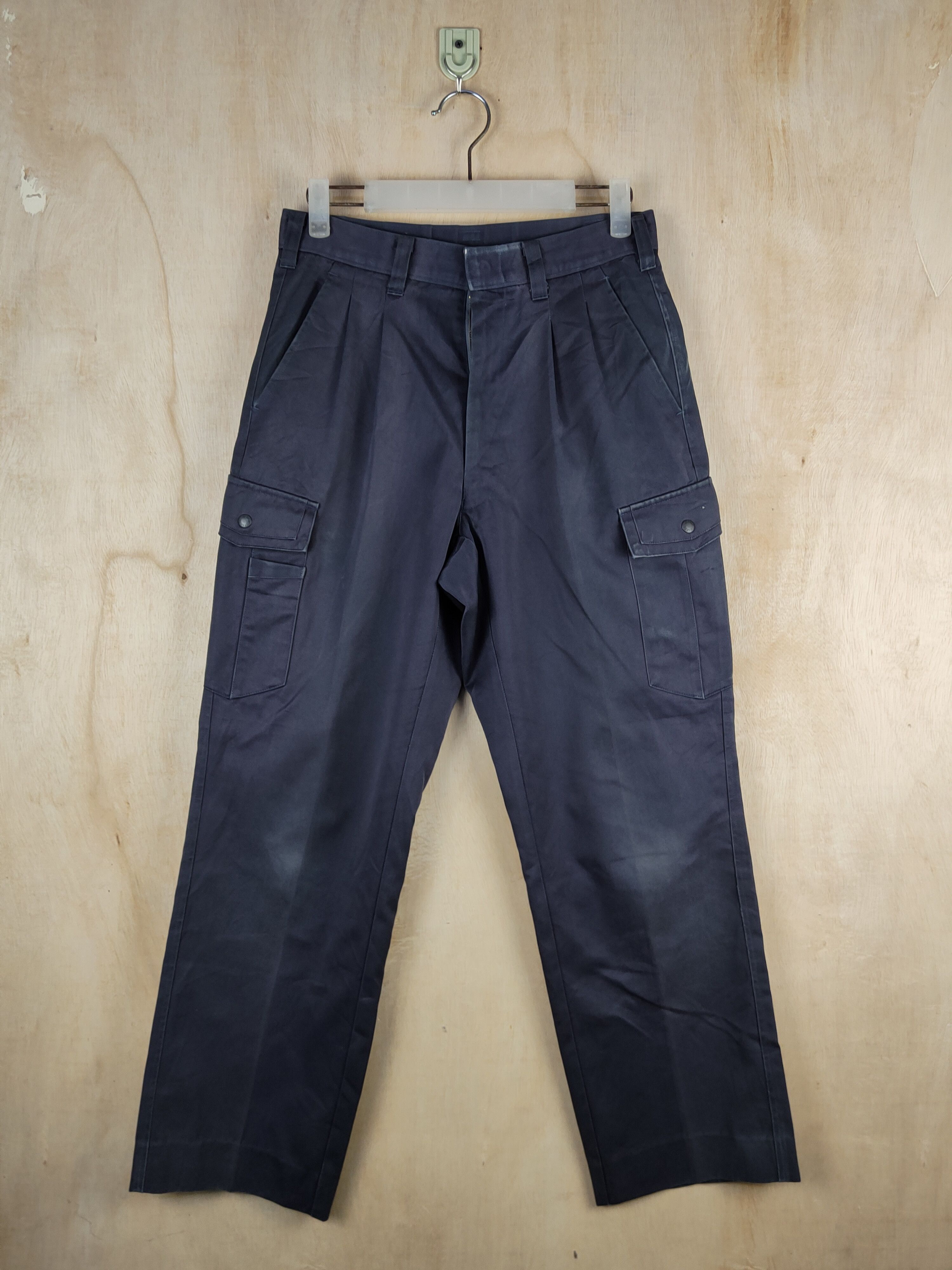 Japanese Brand Xebec Blue Faded Multipocket Tactical Cargo Pants #S2405 Size US 28 / EU 44 - 1 Thumbnail