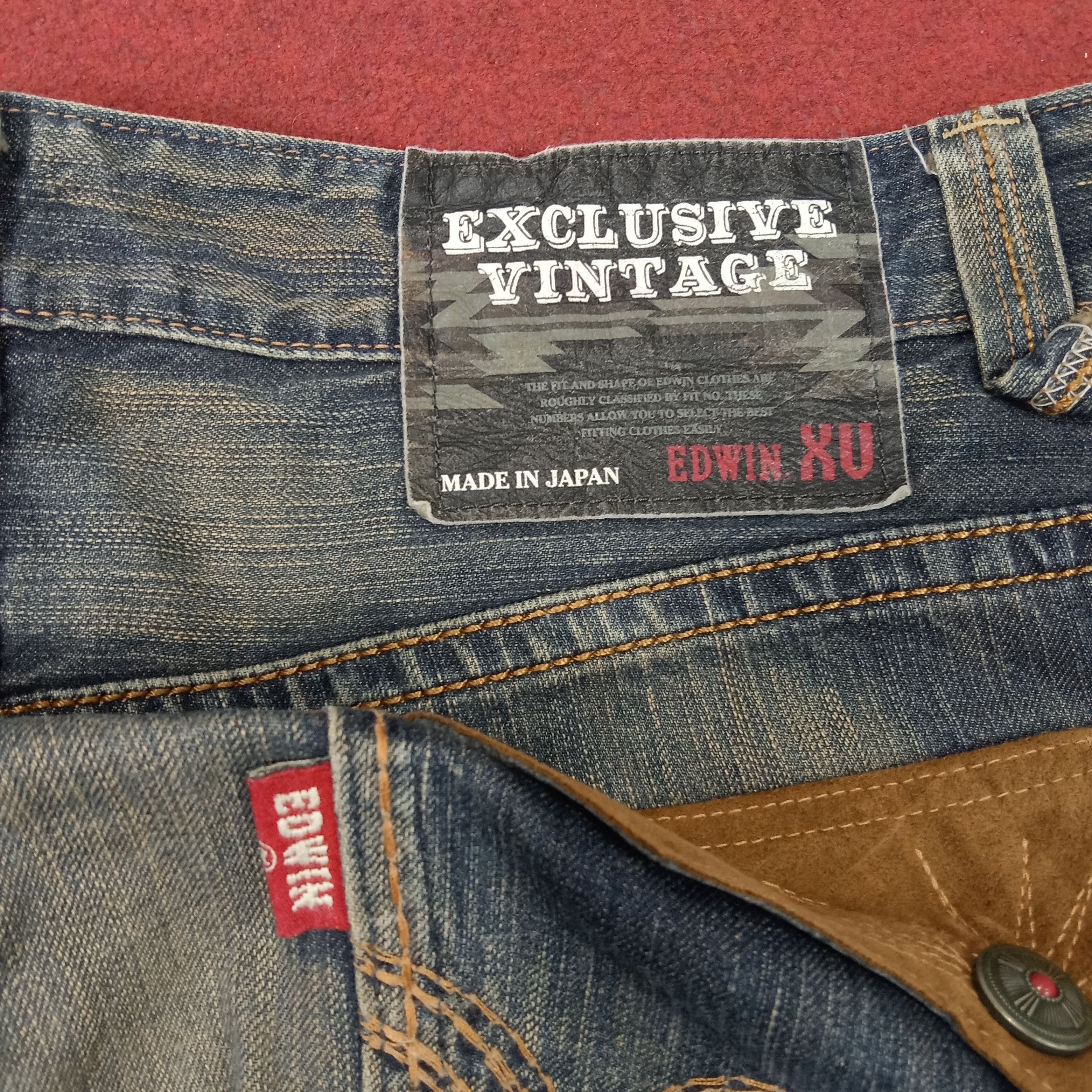 Edwin × Vintage Edwin Daily Streetwear Style Fashion Design Jeans Size US 36 / EU 52 - 15 Thumbnail