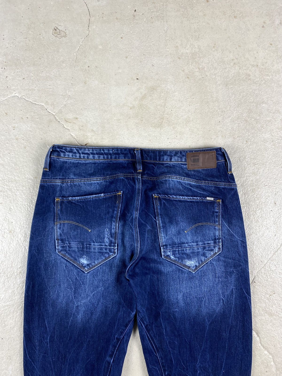 G-Star Distressed G Star Raw 3d Denim Pants Patchwork Japan Size US 30 / EU 46 - 20 Thumbnail