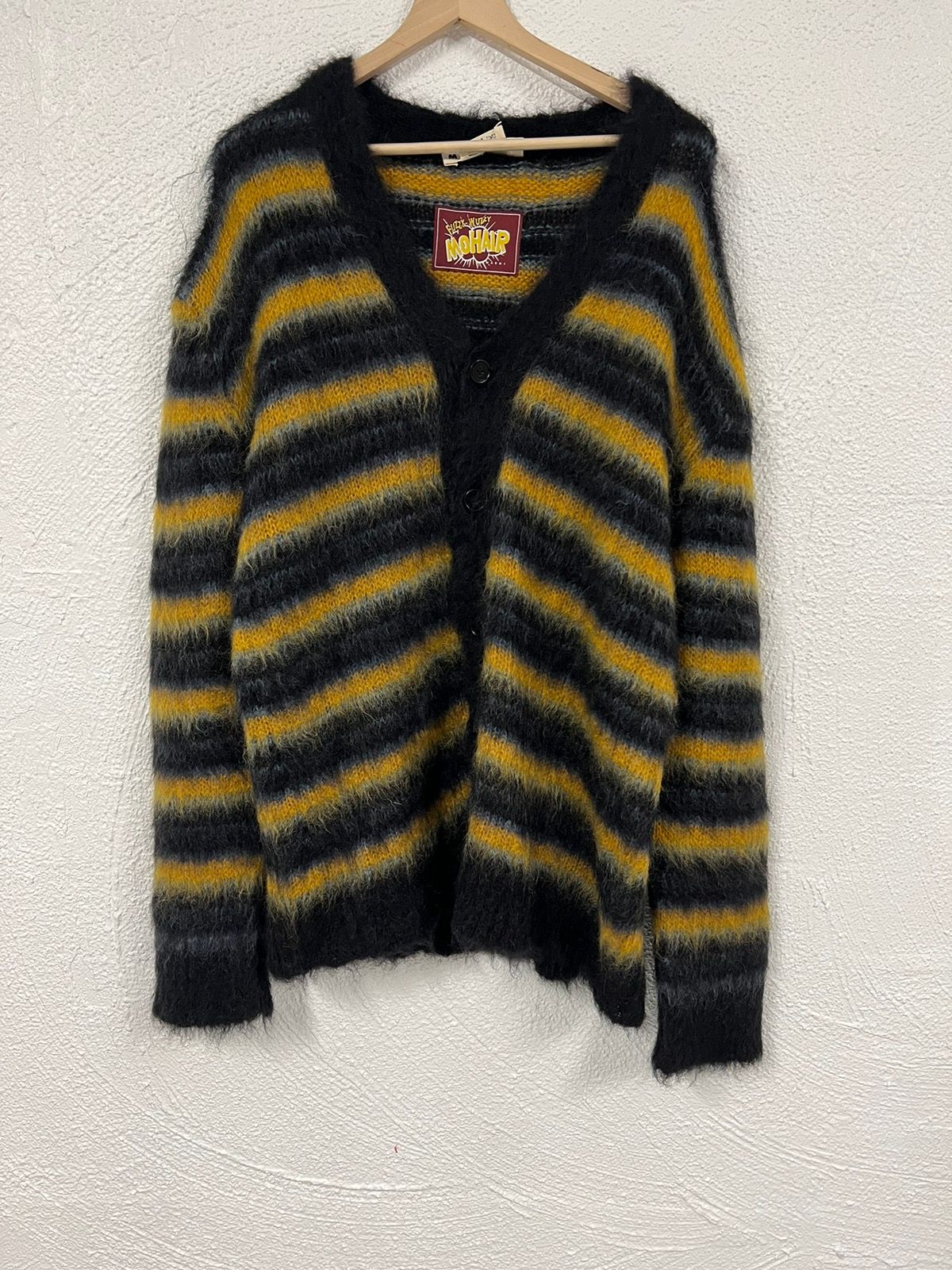 Pre-owned Marni Mohair Cardigan In Black
