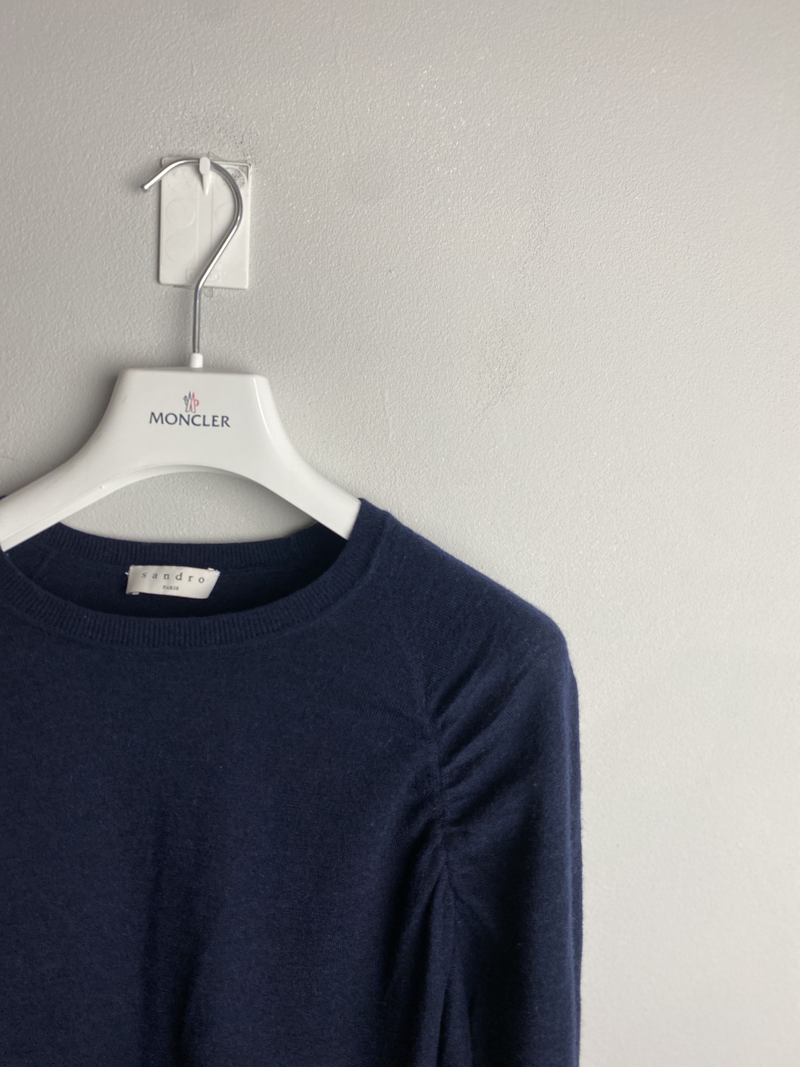 Sandro Sandro lightweight sweater wool knitwear blouse Size S / US 4 / IT 40 - 2 Thumbnail