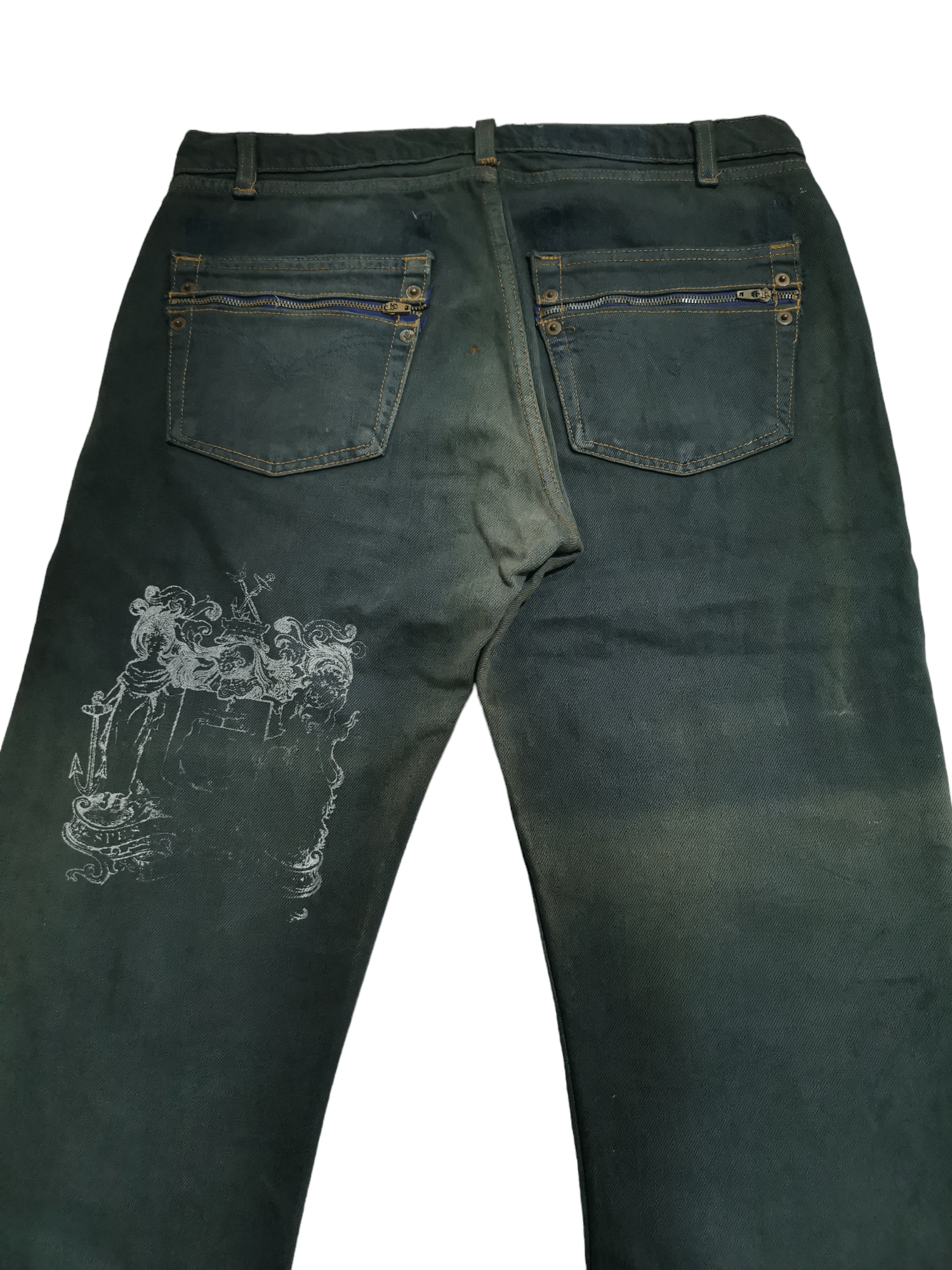 Jean × Vintage Japan Punk Seditionaries Patchwork Jeans Size US 34 / EU 50 - 14 Thumbnail