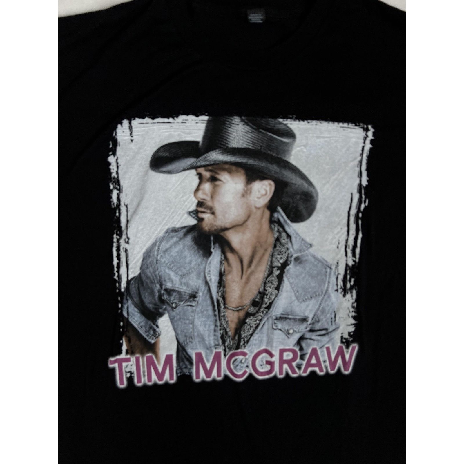 Other Tim McGraw Shirt Mens XL Black Sundown Heaven Town Tour 2014 Size US XL / EU 56 / 4 - 4 Thumbnail