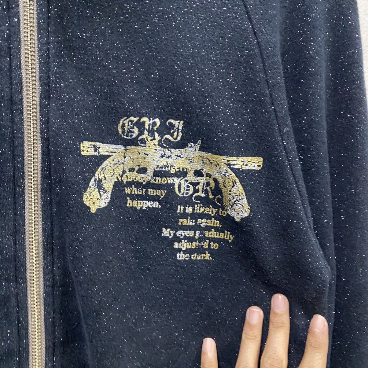 If Six Was Nine Vintage Japanese Brand GriGri "Guns" Track Jacket Size US M / EU 48-50 / 2 - 7 Thumbnail