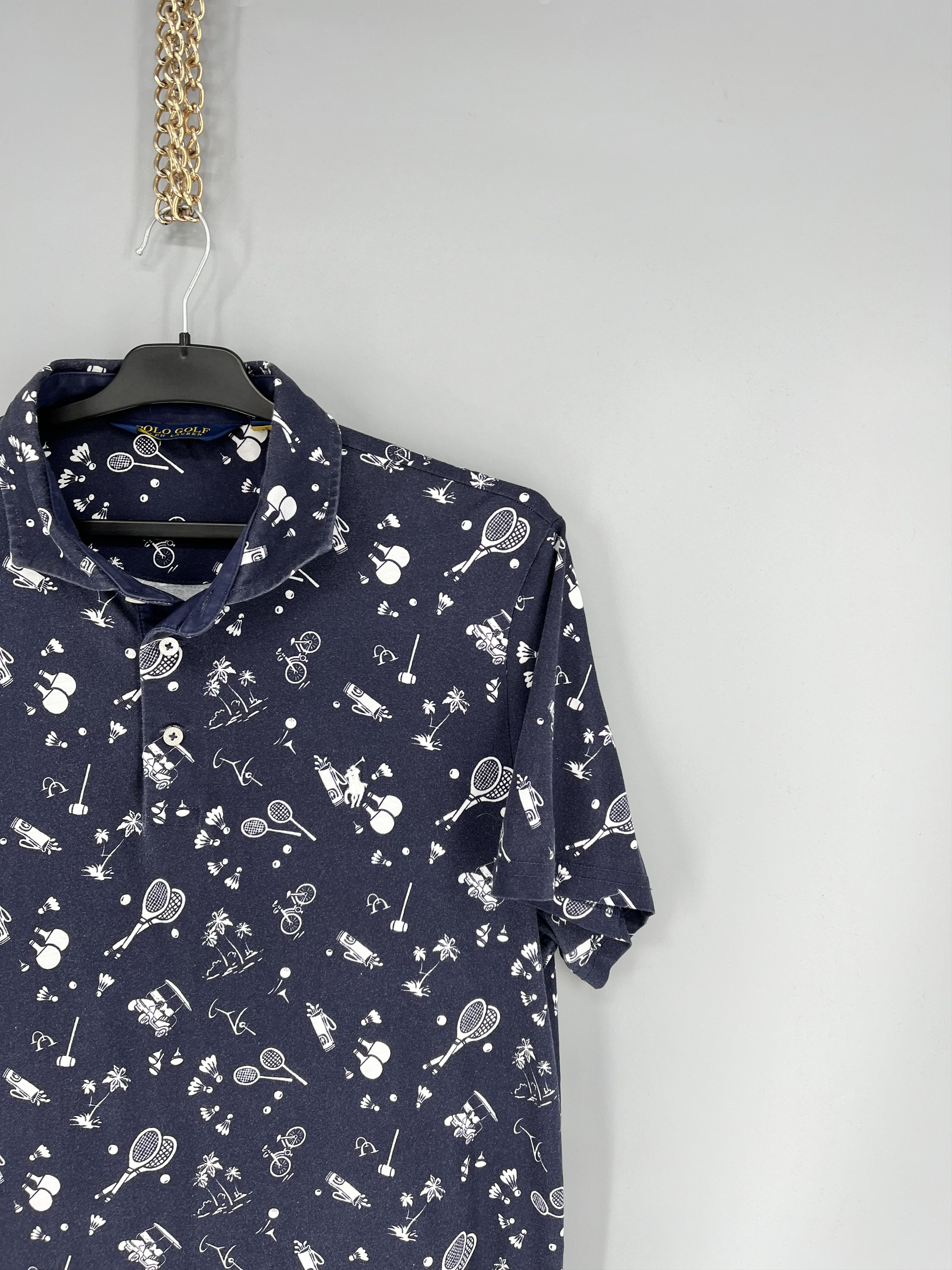 Polo Ralph Lauren Polo Golf Ralph Lauren Printed Pima Jersey Polo Weekend Size US L / EU 52-54 / 3 - 5 Thumbnail
