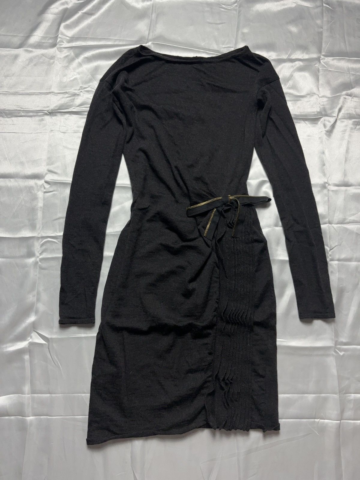 Roberto Cavalli × Vintage Roberto cavalli class knit midi dress zip detail Size S / US 4 / IT 40 - 1 Thumbnail