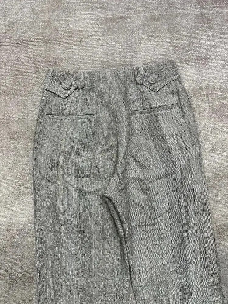 Yohji Yamamoto Sz 2 Yohji Yamamoto Regulation Linen Trousers-2505 Size US 32 / EU 48 - 4 Thumbnail