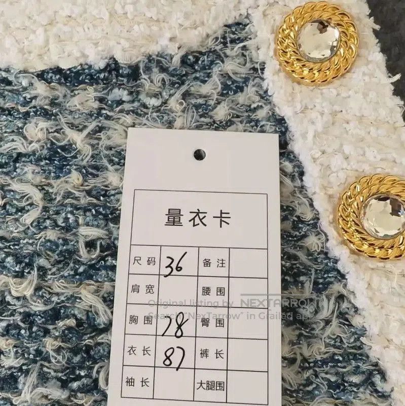 Balmain Balmain Blue Women's Dress with Buttons . Size M / US 6-8 / IT 42-44 - 6 Thumbnail