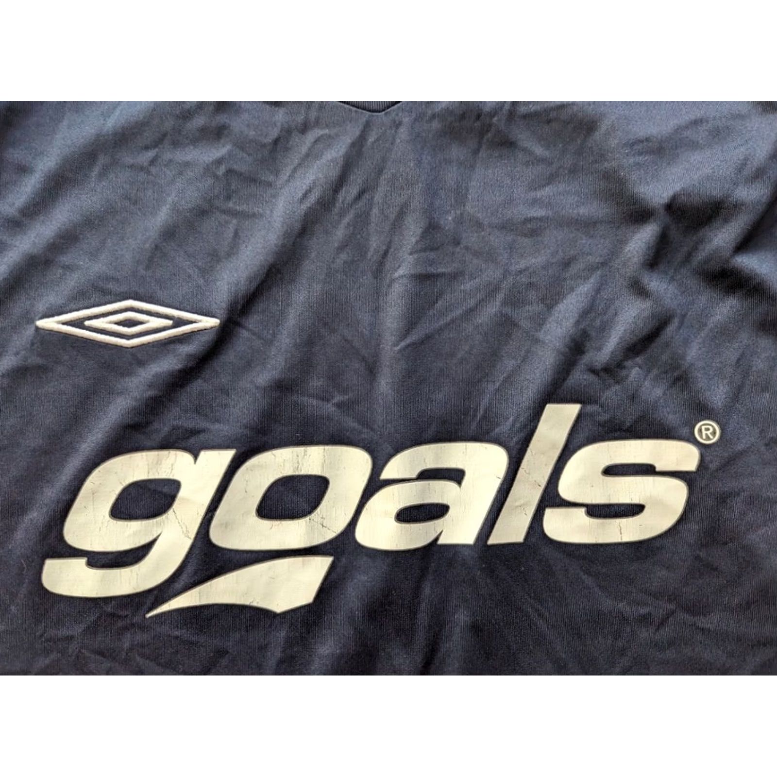 Umbro Vintage Umbro Goalkeeper Jersey Goals Mens Long Sleeve XL Blue Size US XL / EU 56 / 4 - 2 Thumbnail