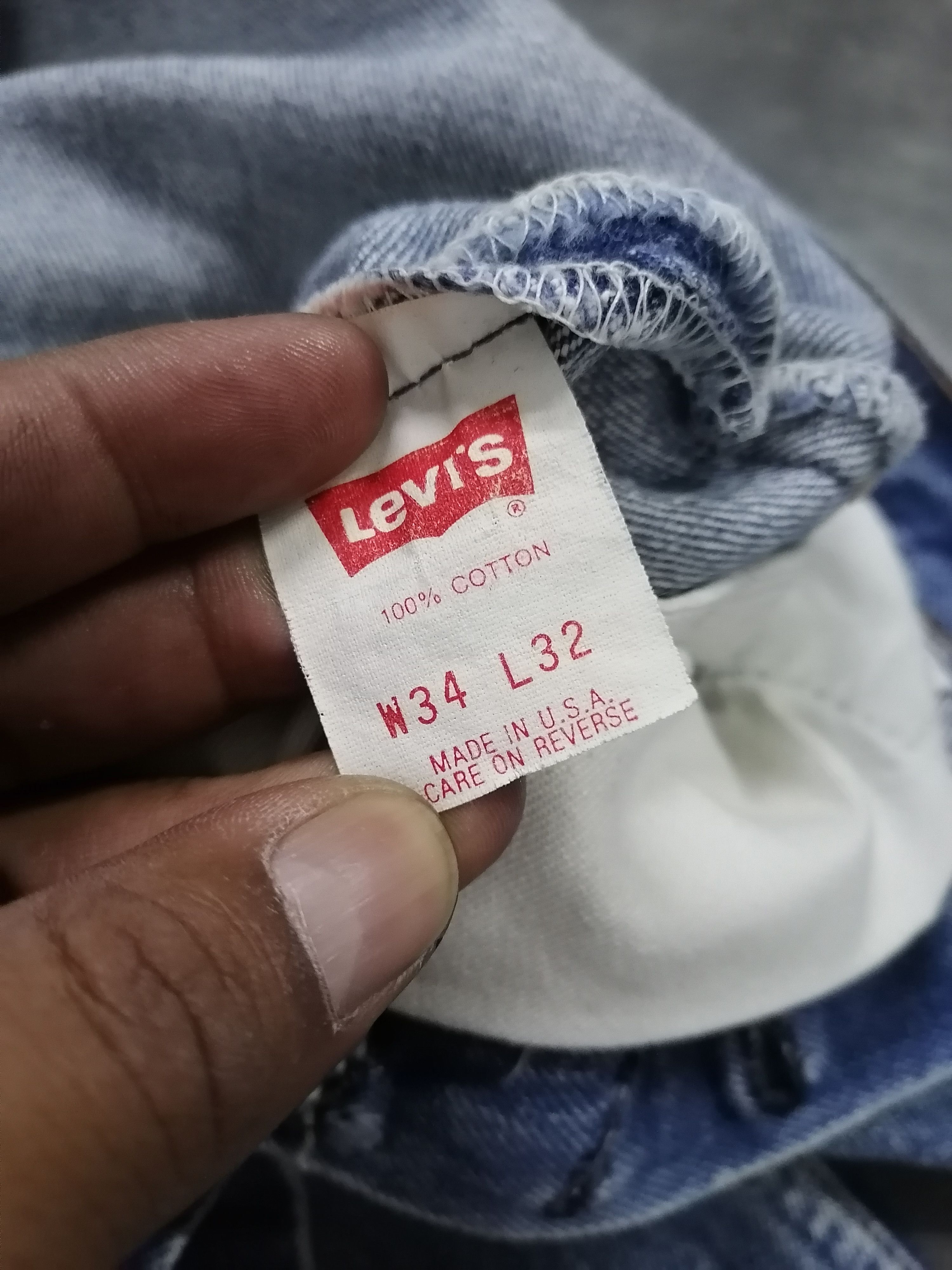 Levi's × Levi's Vintage Clothing Vintage 80s Levi's 501 Distressed Denim Pants Size US 31 - 10 Thumbnail