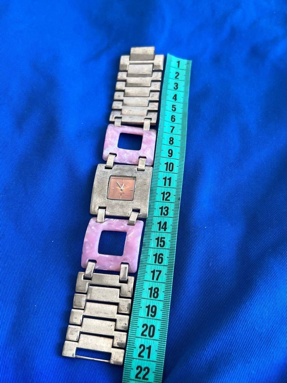 Japanese Brand × Vintage Vintage Japanese style futuristic Pink Squared Watch Size ONE SIZE - 8 Thumbnail