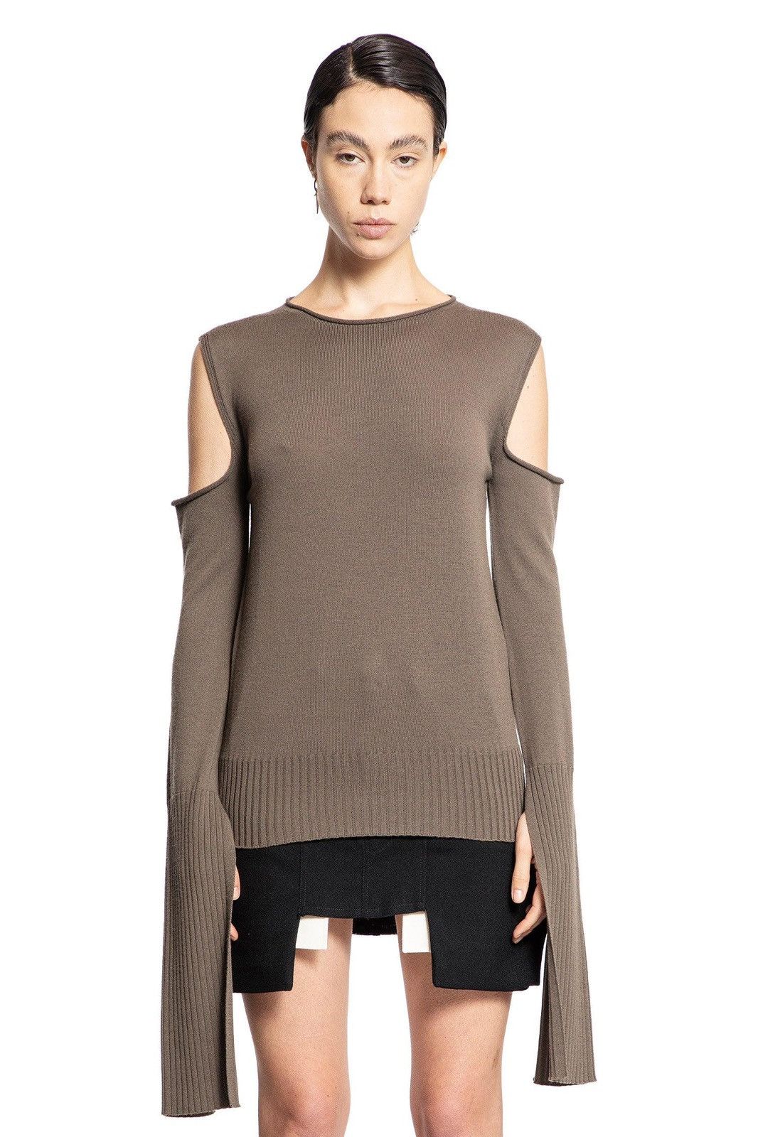 Rick Owens Rick Owens SS2022 “FOGACHINE” Cutout Sweater Size US XL / EU 56 / 4 - 5 Thumbnail